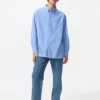 Unisex oversized Oxford-overhemd