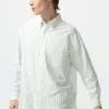 Unisex oversized Oxford-overhemd | Gestreepte