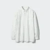 Unisex oversized Oxford-overhemd | Gestreepte