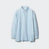 Unisex oversized Oxford-overhemd | Gestreepte