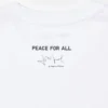 Unisex Peace for All T-shirt met opdruk | Cristina De Middel