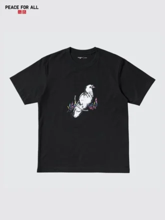 Unisex Peace for All T-shirt met opdruk | Han Meilin