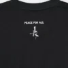 Unisex Peace for All T-shirt met opdruk | Han Meilin