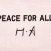 Unisex Peace for All T-shirt met opdruk | Haruka Ayase