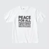 Unisex Peace for All T-shirt met opdruk | Kashiwa Sato