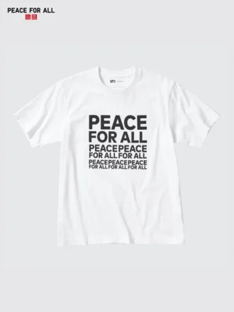 Unisex Peace for All T-shirt met opdruk | Kashiwa Sato