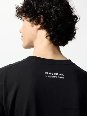 Unisex Peace for All T-shirt met opdruk | Kashiwa Sato