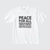 Unisex Peace for All T-shirt met opdruk | Kashiwa Sato