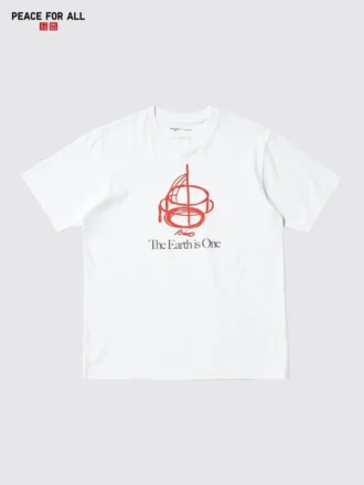 Unisex Peace for All T-shirt met opdruk | Tadao Ando