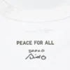 Unisex Peace for All T-shirt met opdruk | Tadao Ando