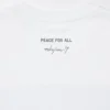 Unisex Peace for All T-shirt met opdruk | Tokujin Yoshioka