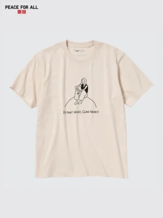 Unisex Peace for All T-shirt met opdruk | Yu Nagaba