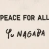Unisex Peace for All T-shirt met opdruk | Yu Nagaba