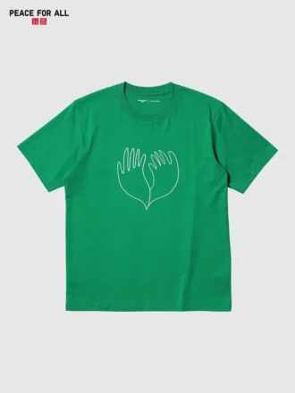 Unisex Peace for All T-shirt met print | Christophe Lemaire