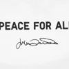 Unisex Peace for All T-shirt met print | Julian Opie