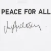 Unisex Peace for All T-shirt met print | JW ANDERSON