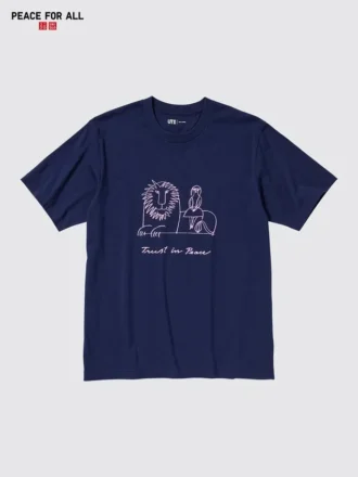 Unisex Peace for All T-shirt met print | Lisa Larson