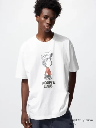 Unisex Peanuts UT T-shirt met print