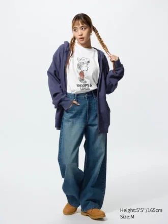 Unisex Peanuts UT T-shirt met print