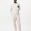 Unisex relaxte broek van linnenmix