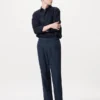 Unisex relaxte broek van linnenmix