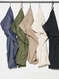 Unisex relaxte broek van linnenmix