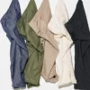 Unisex relaxte broek van linnenmix