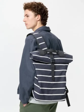 Unisex-rugzak met rolsluiting | Gestreepte