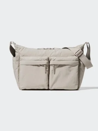 Unisex schoudertas met meerdere vakken