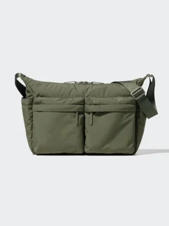 Unisex schoudertas met meerdere vakken