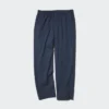 Unisex stretch broek met losse enkellengte | Seersucker