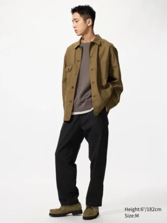 Unisex stretch broek met losse pasvorm