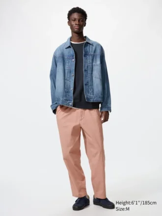Unisex stretch broek met losse pasvorm