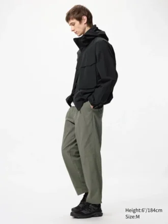 Unisex stretch broek met losse pasvorm