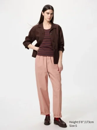 Unisex stretch broek met losse pasvorm