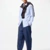Unisex stretchy enkellange broek | Denim