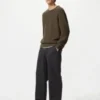 Unisex stretchy enkellange broek | Denim