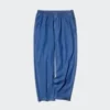 Unisex stretchy enkellange broek | Denim