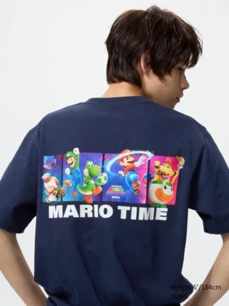 Unisex Super Mario Galaxy Movie UT-overhemd met print