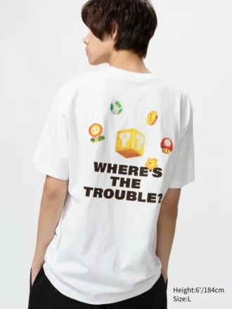 Unisex Super Mario Galaxy Movie UT-overhemd met print
