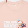 Unisex Super Mario Galaxy Movie UT-overhemd met print