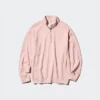 Unisex sweater met halve rits