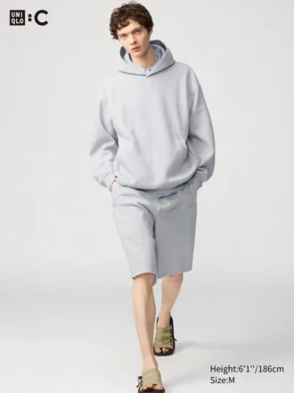 Unisex sweatshort met wijde pijpen | 9″
