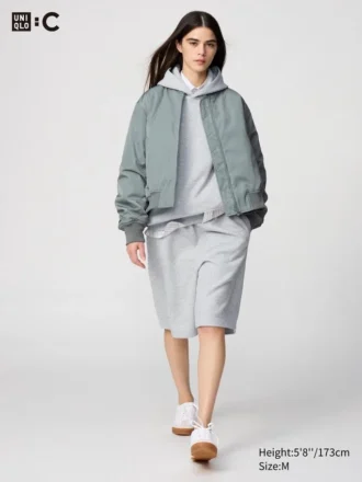 Unisex sweatshort met wijde pijpen | 9″
