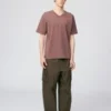 Unisex T-shirt met V-hals
