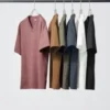 Unisex T-shirt met V-hals
