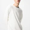 Unisex T-shirt met wafelpatroon
