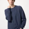 Unisex T-shirt met wafelpatroon
