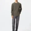 Unisex T-shirt met wafelpatroon