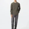 Unisex T-shirt met wafelpatroon